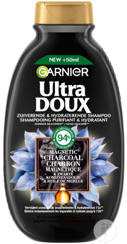 Garnier Ultra Mildes Shampoo Magnetische Kohle Flasche 300ml