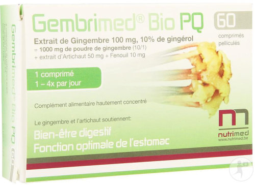 Gembrimed Bio PQ Wohlbefinden Verdauung 60 Filmtabletten