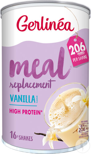 Gerlinea Meal Replacement Vanille Ballaststoffquelle 16 Shakes