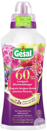 Gesal Langzeit Blumendünger 60 Tage Langzeitwirkung Flasche 750ml