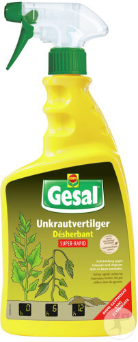 Gesal Unkrautvertilger Super-Rapid RTU Handsprühflasche 1l