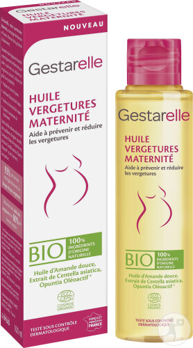 Gestarelle Öl Gegen Mutterschaftsdehnungsstreifen Bio Flasche 100ml
