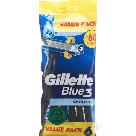 Gillette Blue3 Smooth Einwegrasierer 6 Stück