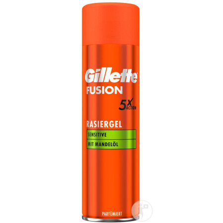 Gillette Fusion5 Sensitive Rasiergel 200ml