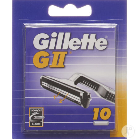 Gillette GII Ersatzklingen 10 Stück