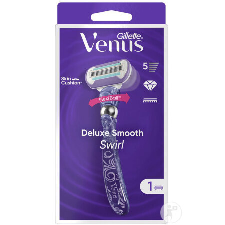 Gillette Venus Deluxe Smooth Swirl Rasierapparat 1 Stück