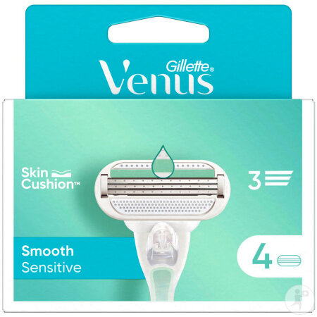 Gillette Venus Smooth Sensitive Klingen 4 Stück