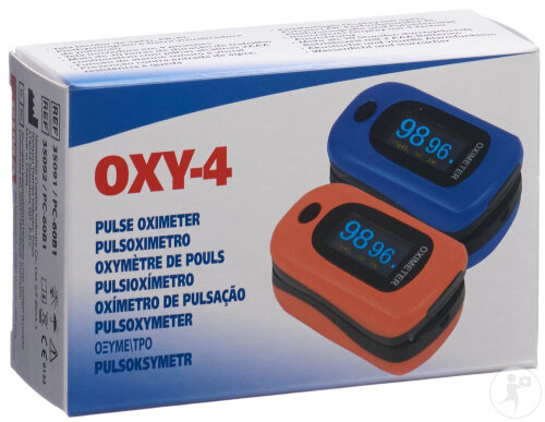 Gima Oxy-4 Fingeroximeter Pulsoximeter Blau 1 Stück