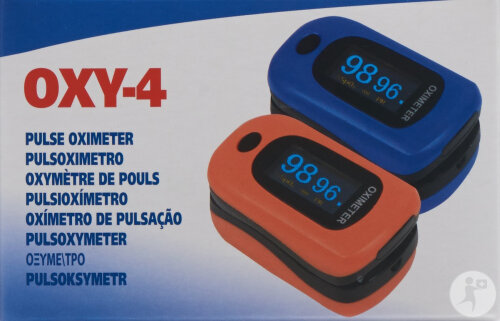 Gima Oxy-4 Fingeroximeter Pulsoximeter Orange 1 Stück