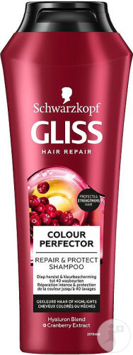 Schwarzkopf Gliss Color Perfector Shampoo Gefärbtes Oder Gesträhntes Haar Flasche 250ml