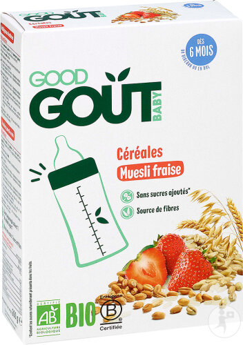 Good Gout Erdbeer-Müsli 200g