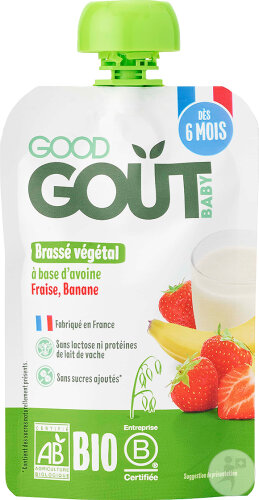 Good Gout Gebräu Aus Hafer Gemischt Mit Erdbeere Und Banane 90g
