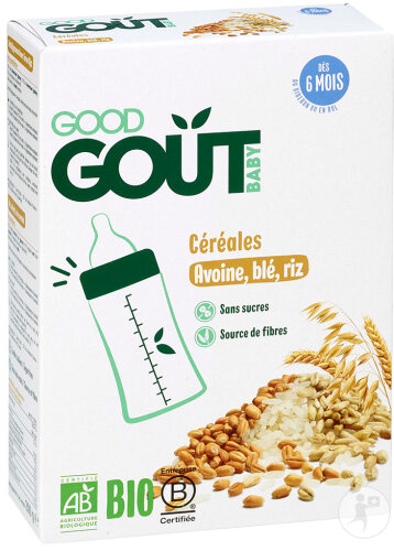 Good Goût Baby Getreide Hafer/Weizen/Reis Bio 200g