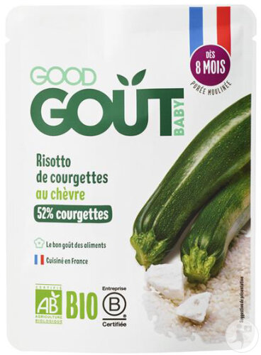 Good Goût Baby Zucchini-Risotto Mit Ziegenkäse Bio 190g