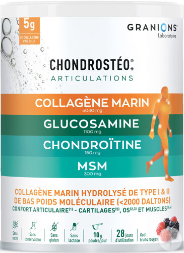Granions Chondrosteo+ Marines Kollagen Waldfruchtgeschmack 280g