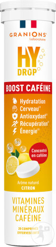 Granions Hydrop Boost Cafeïne Citroen 20 Bruistabletten