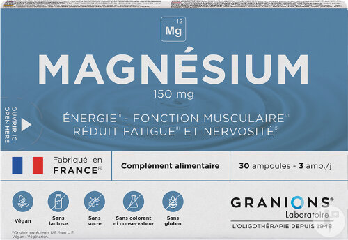 Granions Magnesium 150mg 30 Ampullen
