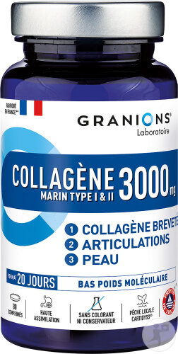 Granions Marines Kollagen Typ I & II 3000mg 80 Tabletten
