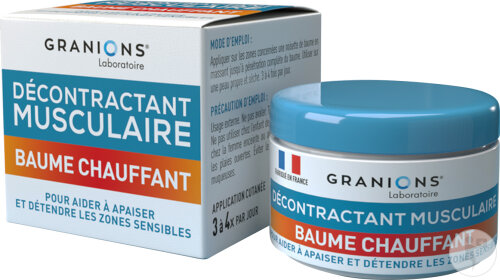 Granions Muskelentspannender Balsam Wärmende Kosmetik Tiegel 27,5ml