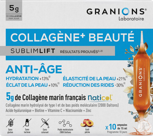 Granions Sublimlift Kollagen+ Schönheit Ampullen 10x15ml