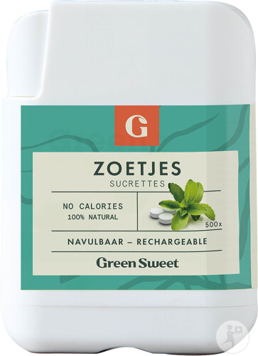 Green Sweet Stevia-Süßstoffspender 500 Stück