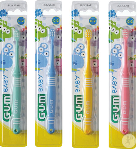 Gum Baby Pinguin Zahnbürste Für Babys 0-2 Jahre 1 Stück (213)