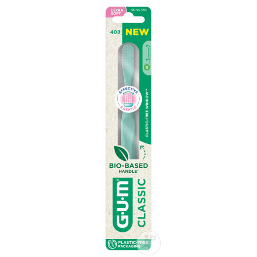 Gum Classic Zahnbürste Ultra-Soft Biobasierter Griff 1 Stück-4