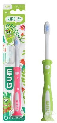 Gum Monsterz Kid’s Kinderzahnbürste +2 Jahre 1 Stück