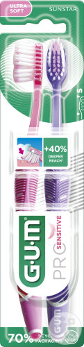 Gum Pro Sensitive 510 Zahnbürsten 2 Stück