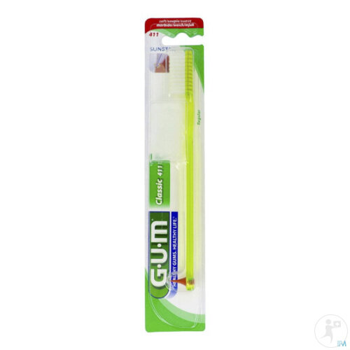 Gum Zahnbürste Gum Classic Bio-Sourced Soft 18/100e Großer Kopf 1 Stück-3