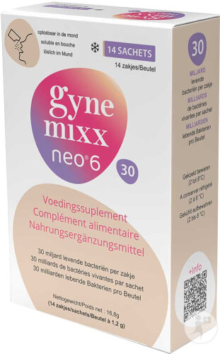Gynemixx Neo 6 30 Milliarden Lebende Bakterien 14 Beutel