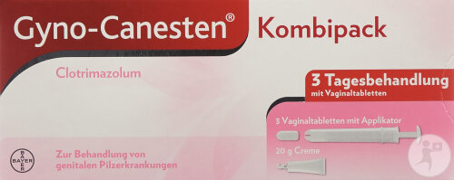 Gyno-Canesten Combipack 3 Vaginaltabletten + Creme 20g