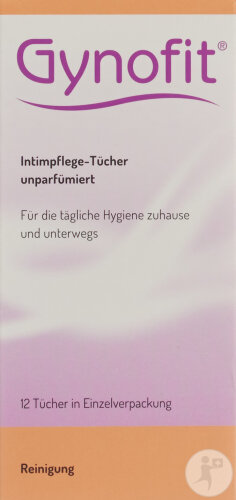 Gynofit Intimpflege-Tücher Unparfumiert 25 Stück