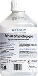Axynov Physiologische Serum-NaCl-Lösung 0,9% Zur Spülung Weiße Flasche 500ml