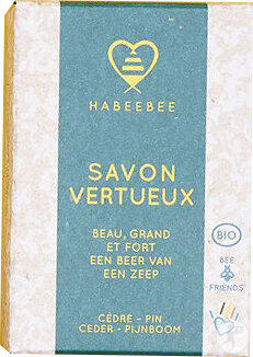 Habeebee Feuchtigkeitsspendende Seife Vertueux Zeder-Kiefer 100g