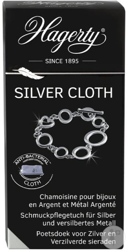 Hagerty Silver Cloth Reinigungstuch Für Silberschmuck 30x36cm 1 Stück