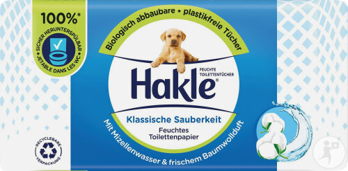 Hakle Klassische Sauberkeit Feuchtes Toilettenpapier Refill 42 Stück