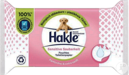 Hakle Sensitive Sauberkeit Feuchtes Toilettenpapier Refill 42 Stück