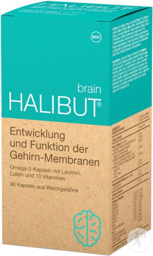 Halibut Brain Kapseln 90 Stück 