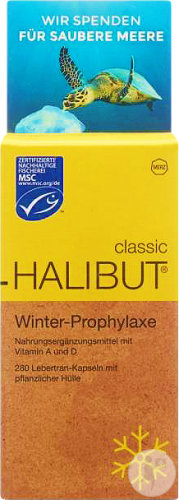 Halibut Classic Winter-Prophylaxe Kapseln 280 Stück 