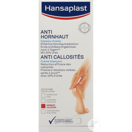 Hansaplast Anti Hornhaut Intensiv-Creme 20% Urea Tube 75ml