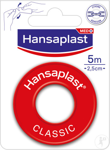 Hansaplast Classic Fixierpflaster 5m x 2,5cm Stück 1