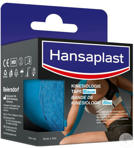Hansaplast Kinesiologie Tape Blau 1 Stück