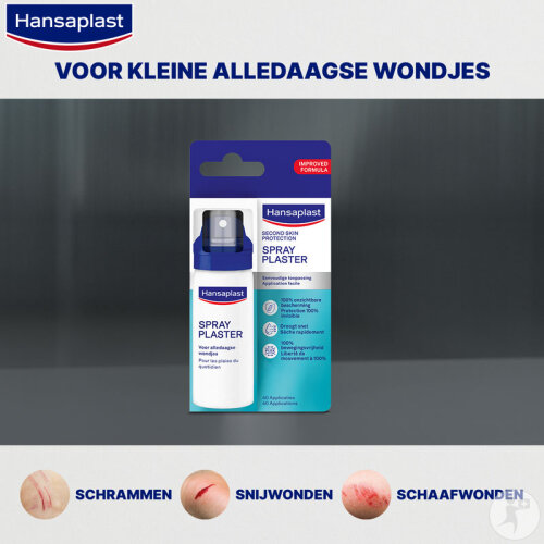 Hansaplast Second Skin Protection Spray Pflaster Für Wunden 40ml-5