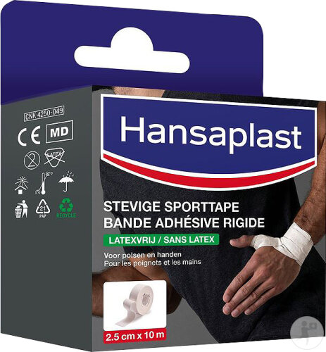 Hansaplast Starres Klebeband 2,5cmx10m Handgelenke Und Hände 1 Stück
