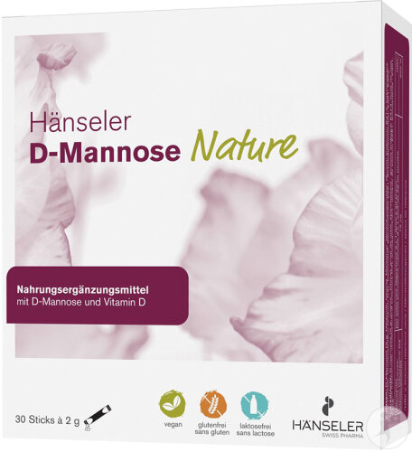 Hänseler D-Mannose Medizinprodukt Sticks 30x2g