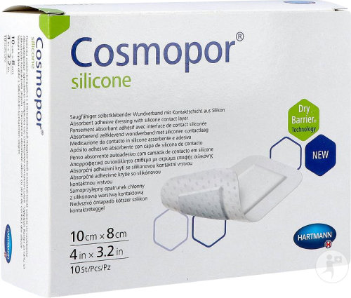 Hartmann Cosmopor Silicone 10x8cm 10 Stück 