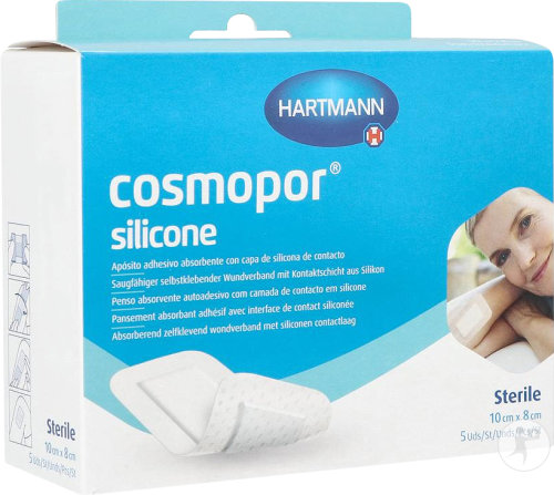 Hartmann Cosmopor Silicone 10x8cm Stück 5