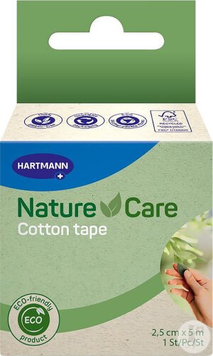 Hartmann Nature Care Atmungsaktives Fixierpflaster 2,5cm x 5m 1 Stück