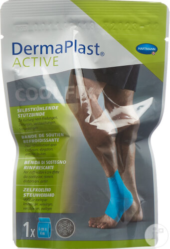 Hartmann DermaPlast Active Cool Fix Selbstkühlende Stützbinde 4m x 6cm Stück 1